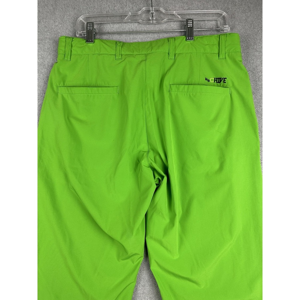 TravisMathew Pants Mens 32x33 Green Golf Chino Stretch The Chive Performance - Picture 11 of 13